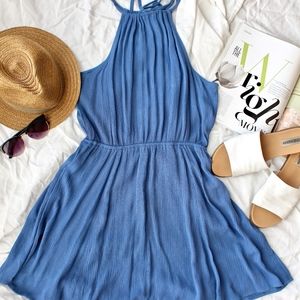 Forever 21 Blue Halter Sundress
